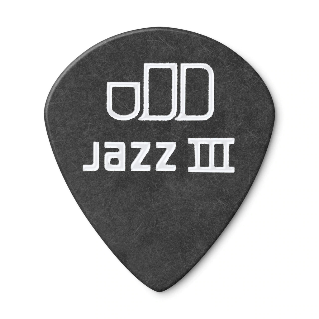 Медіатор Jim Dunlop Tortex Pitch Black Jazz III Pick .73mm 12 шт. (482P.73) - зображення 2