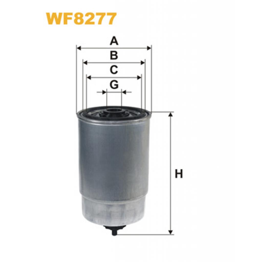 Фільтр паливний Wixfiltron WF8277 - зображення 1