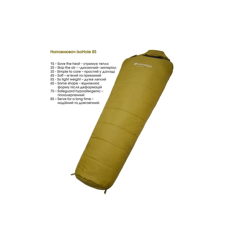 Спальний мішок Mousson PLATO R Olive (9044) - зображення 2