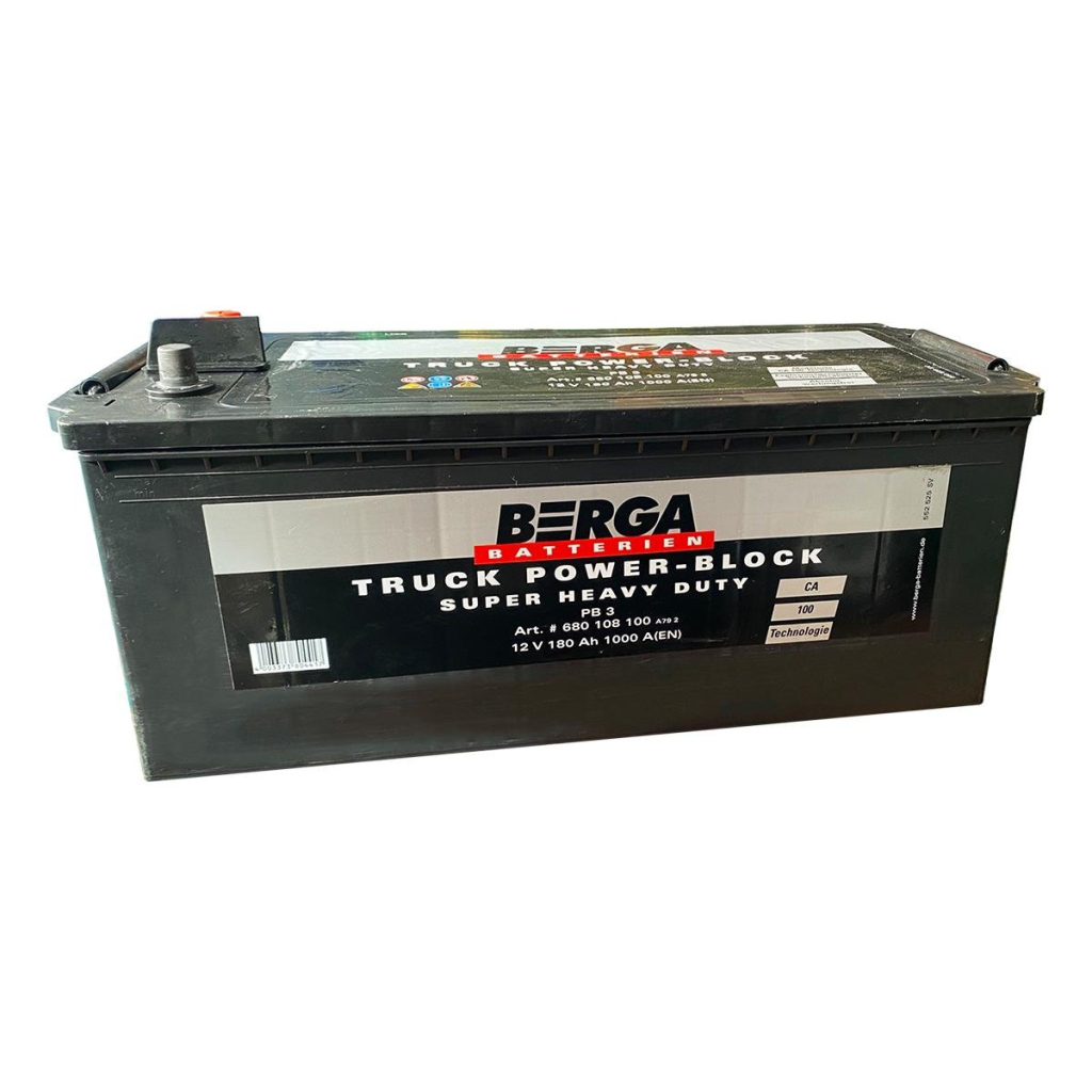 Акумулятор автомобільний Berga Truck Power Block 180Ah бокова(+/-) (1000EN) (6801081007502) - зображення 3