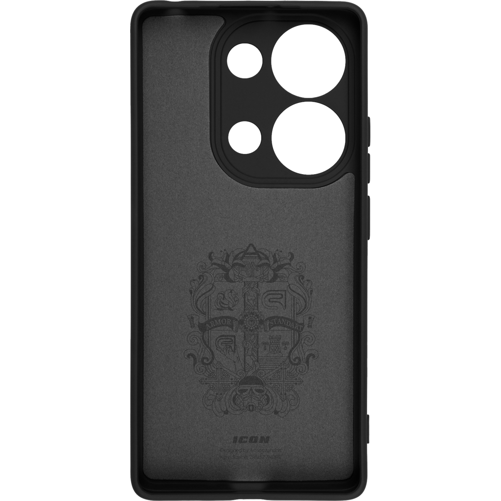 Чохол до мобільного телефона Armorstandart ICON Xiaomi Redmi Note 13 Pro 4G Camera cover Black (ARM82852) - зображення 2