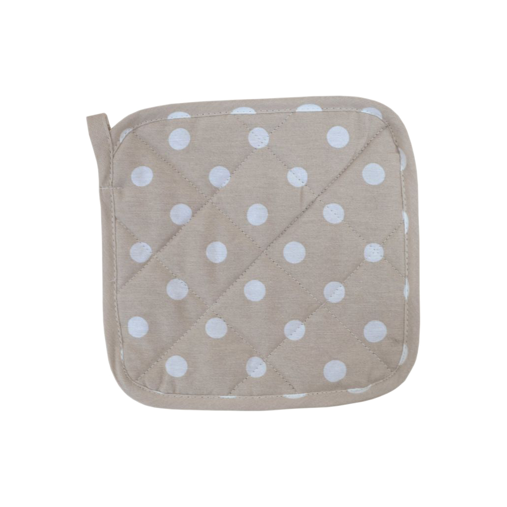 Кухонна прихватка Прованс горох бежевий 20х20 см (4823093405684) - изображение 1