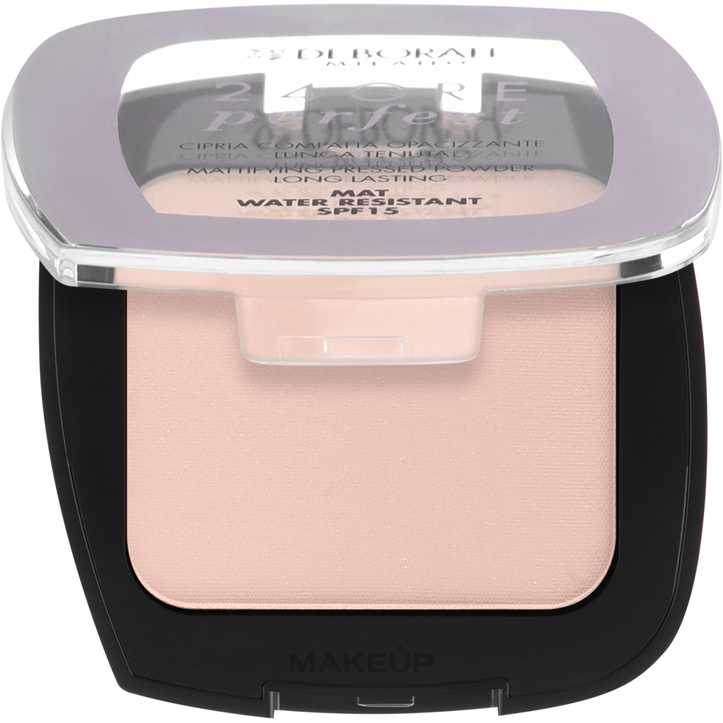 Пудра для обличчя Deborah 24Ore Perfect SPF15 02 - Light Rose (8009518328639) - зображення 1