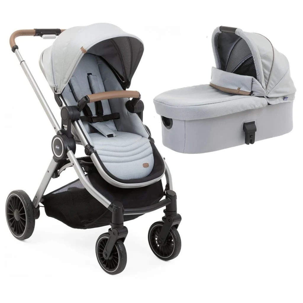 Коляска Chicco 2 в 1 Best Friend Pro Light Сіра (79866.30.04) - зображення 1