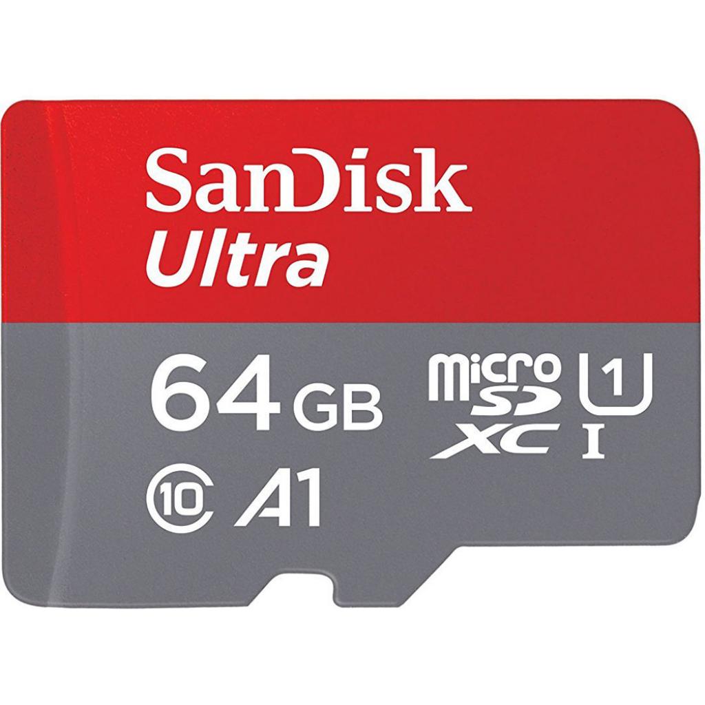 Карта пам'яті SanDisk 64GB microSDXC class 10 UHS-I (SDSQUAR-064G-GN6MN) - зображення 1