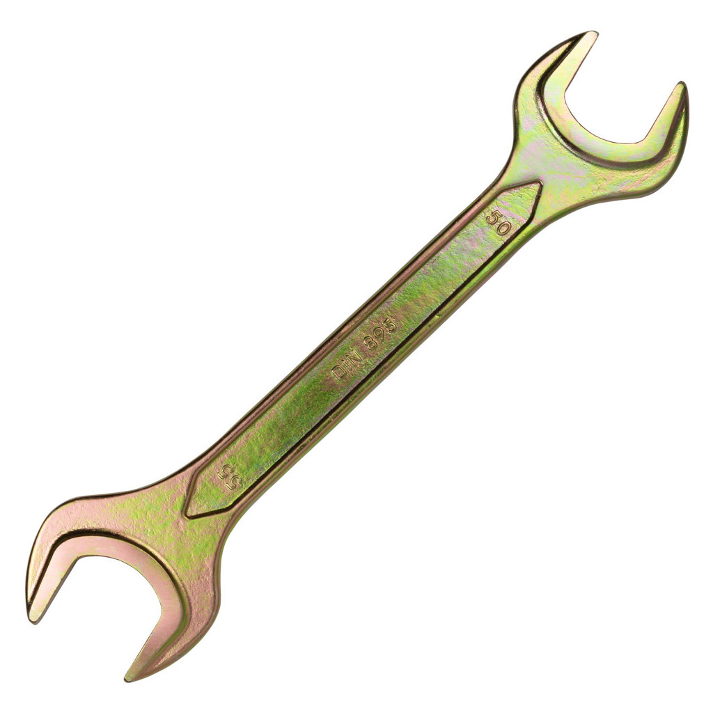 Ключ Sigma ріжковий 50x55мм жовтий цинк (6025551) - зображення 2