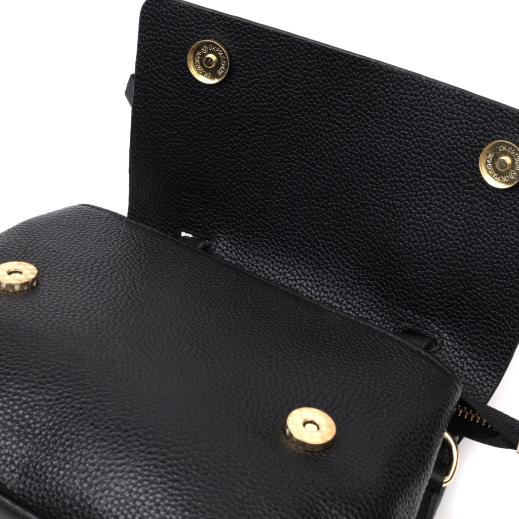 Сумка Vintage З натуральної шкіри Чорна (22336) - зображення 6