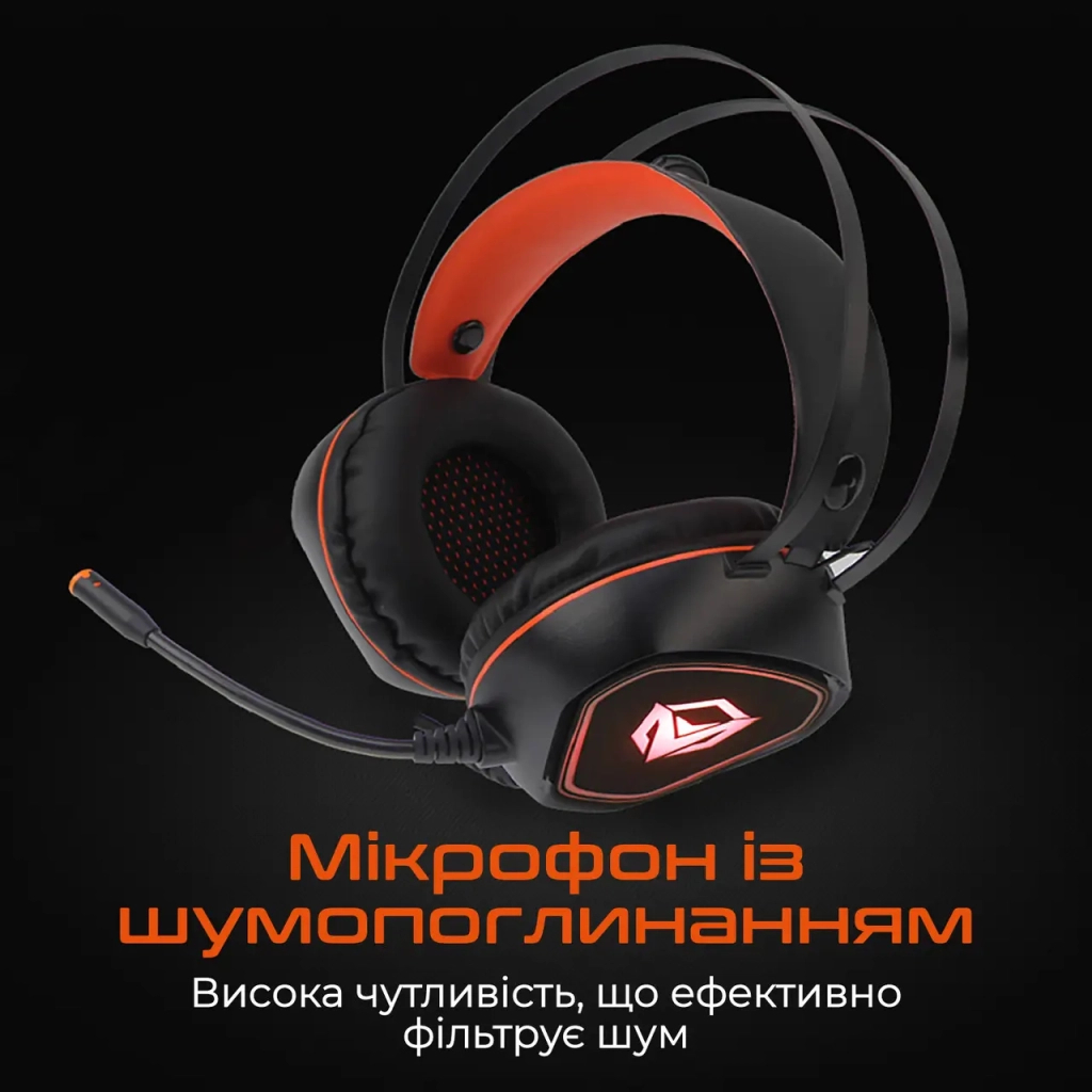 Навушники Meetion HP020 Black/Orange (MT-HP020-A) - зображення 4