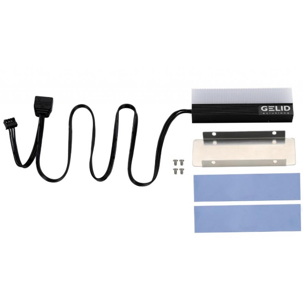 Радіатор охолодження Gelid Solutions GLINT ARGB M.2 2280 SSD (M2-RGB-01) - зображення 5