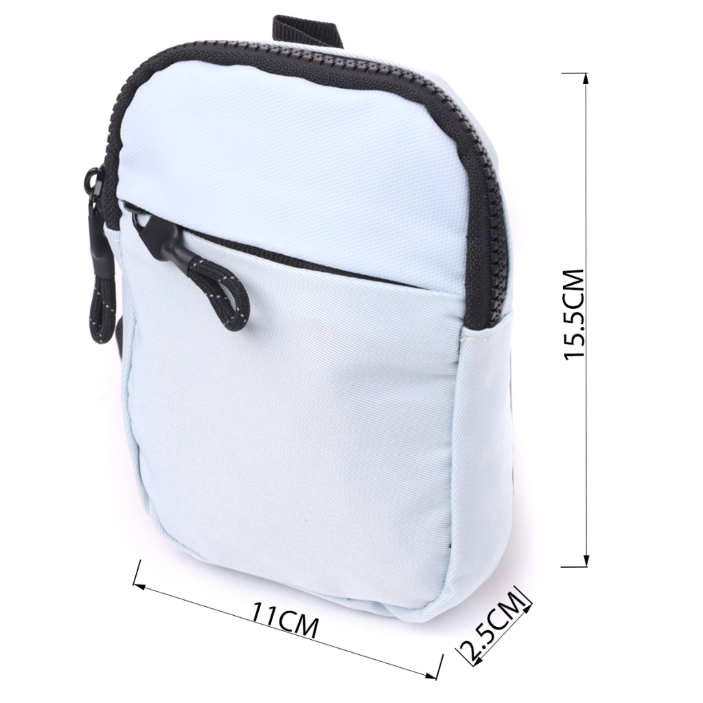 Сумка Vintage Слінг для подорожей з текстилю Блакитна (22868) - зображення 3