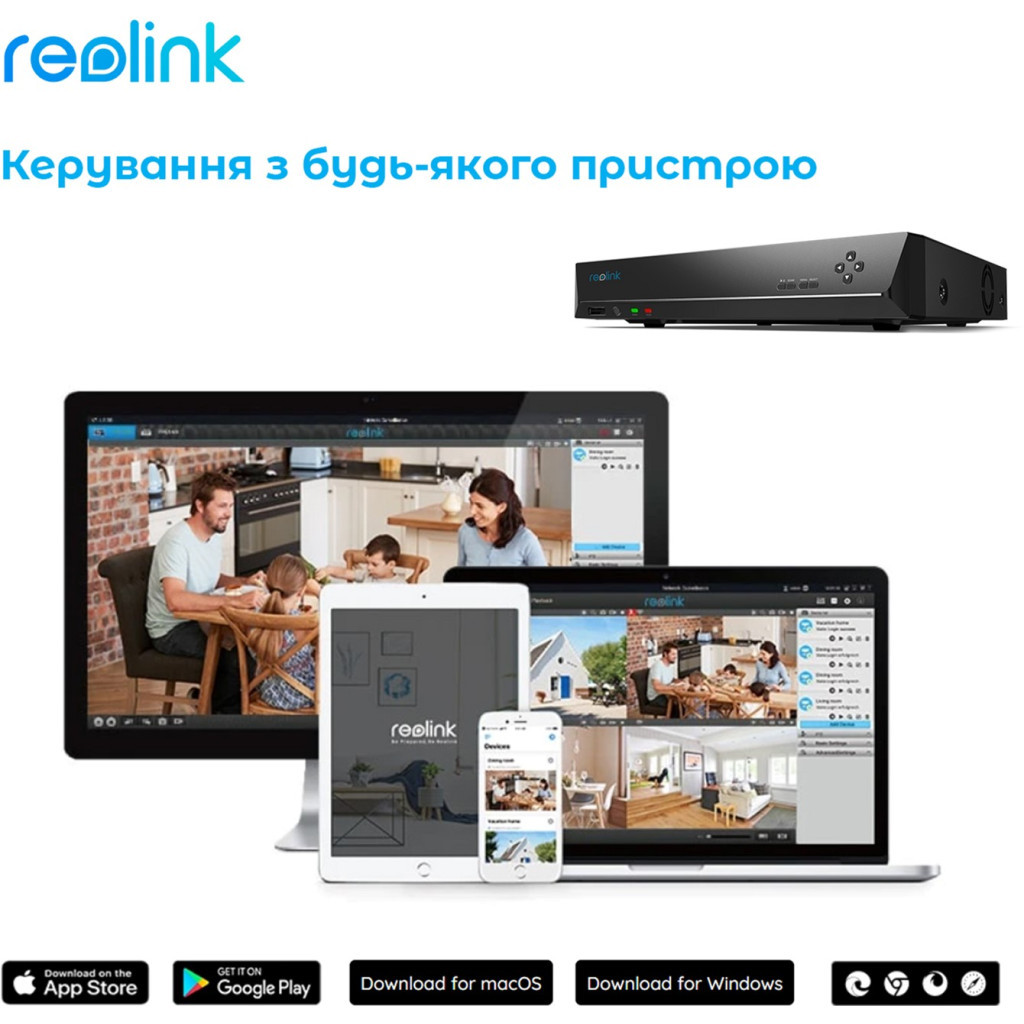 Реєстратор для відеоспостереження Reolink RLN8-410 - зображення 5