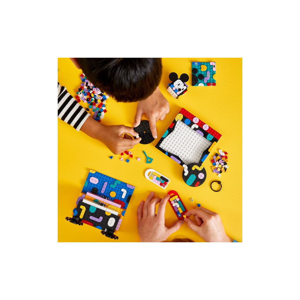 Конструктор LEGO DOTS Коробка «Знову до школи» з Міккі та Мінні Маусами 669 деталей (41964) - зображення 4