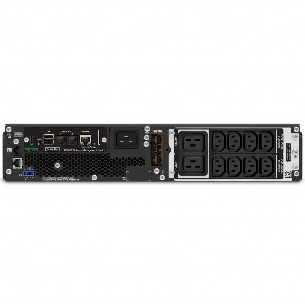 Пристрій безперебійного живлення APC Smart-UPS SRT 3000VA RM-NC (SRT3000RMXLI-NC) - зображення 2