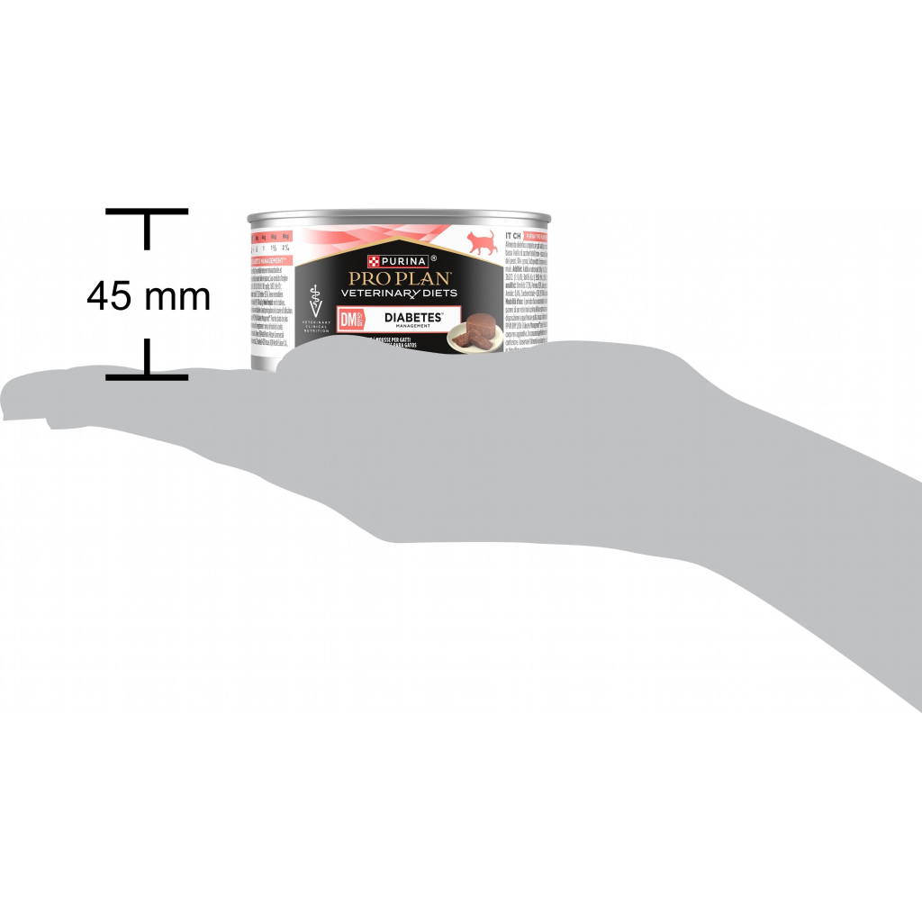Вологий корм для кішок Purina Pro Plan Veterinary Diets DM ST/OX Diabetes Management Регулювання надходження глюкози 195 г (8445290105233) - зображення 10