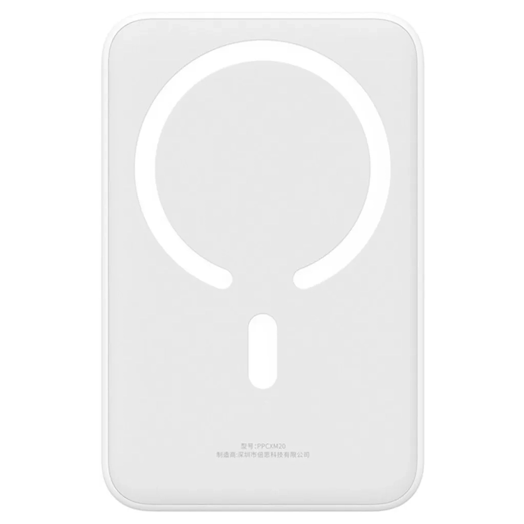 Батарея універсальна Baseus Magnetic Mini Wireless 20000mAh 20W, White (PPCX150002) - изображение 7