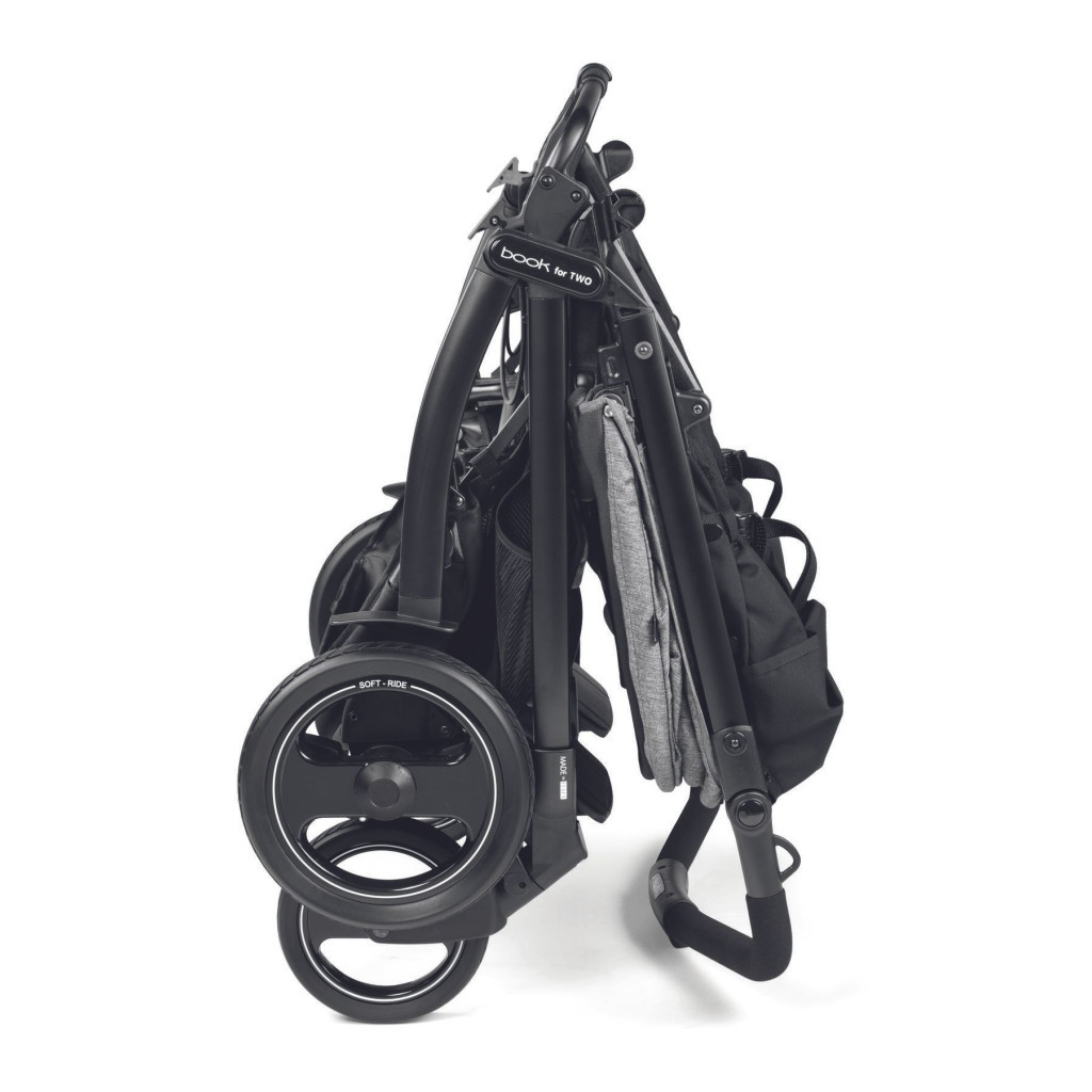 Коляска Peg-Perego Book for Two Cinder сіра (IP05280000GL53RO01) - зображення 4
