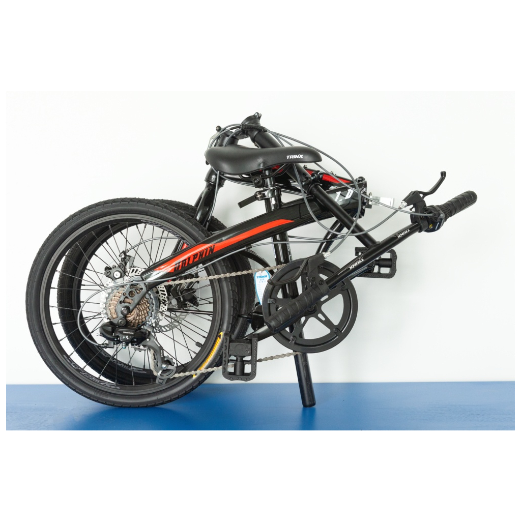 Велосипед Trinx Dolphin 1.0 20" Black-White-Red (DOL1.0BWR) - зображення 8