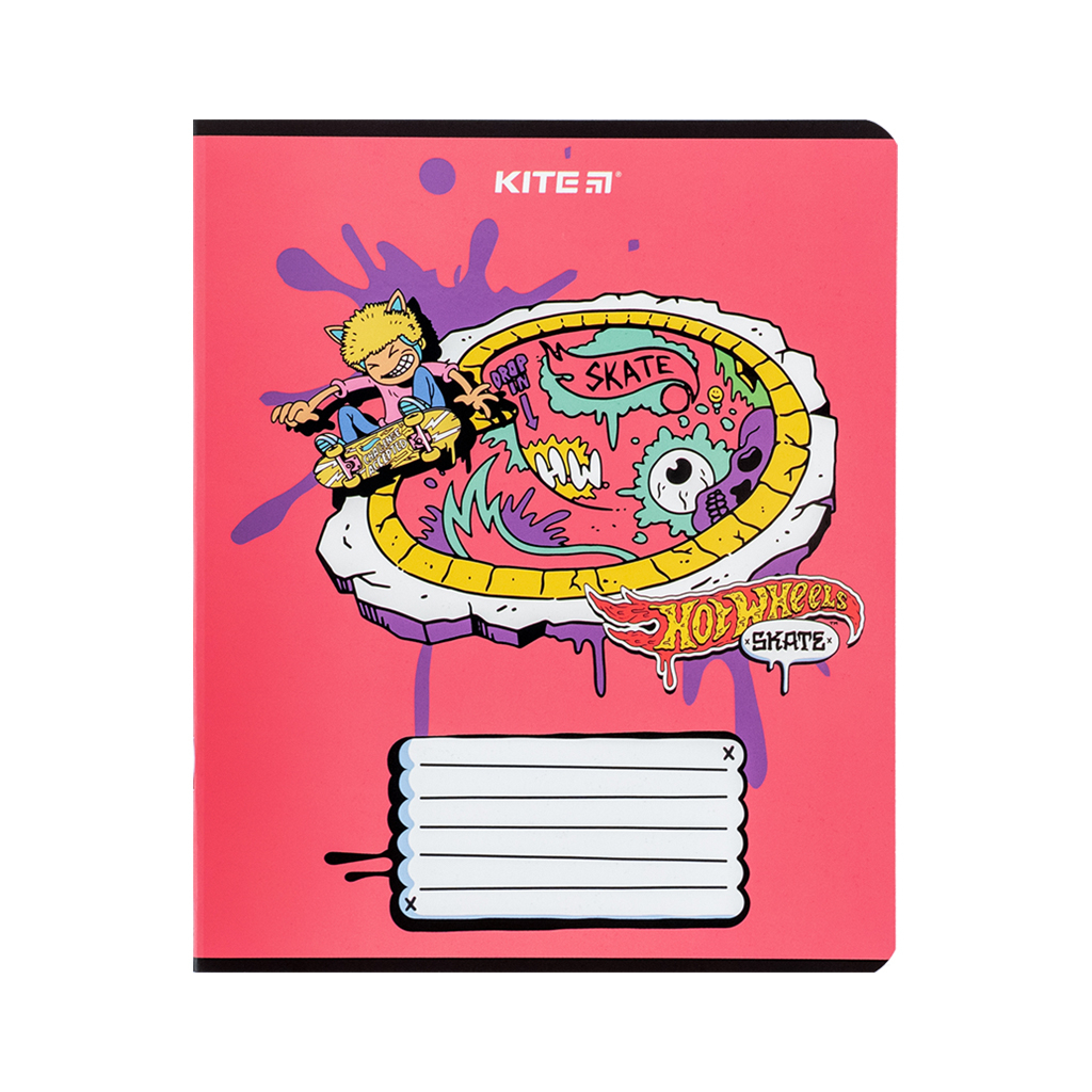 Зошит Kite Hot Wheels 18 аркушів, лінія (HW24-237) - зображення 6