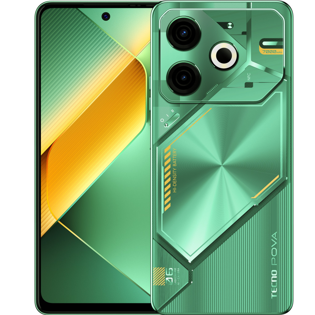 Мобільний телефон Tecno POVA 6 NEO 8/128GB Comet Green (4894947021039) - зображення 1