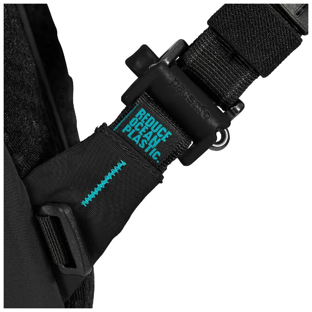 Сумка Pacsafe Eco 12L Anti-Theft Sling Backpack Чорна (41103138) - зображення 7