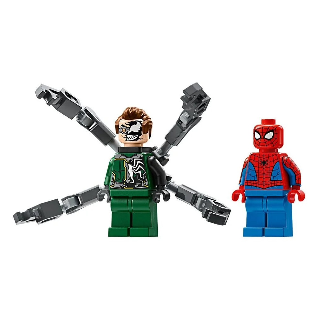 Конструктор LEGO Super Heroes Погоня на мотоциклах Людина-Павук vs. Доктор Восьминіг 77 деталей (76275) - зображення 4
