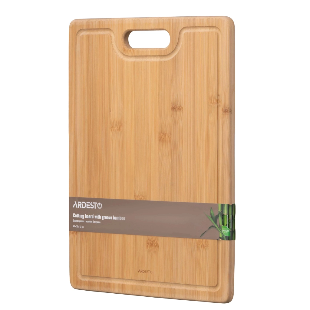Дошка для нарізання Ardesto Midori, 40 х 30 х 1.5 см, бамбук (AR1440BAM) - зображення 1