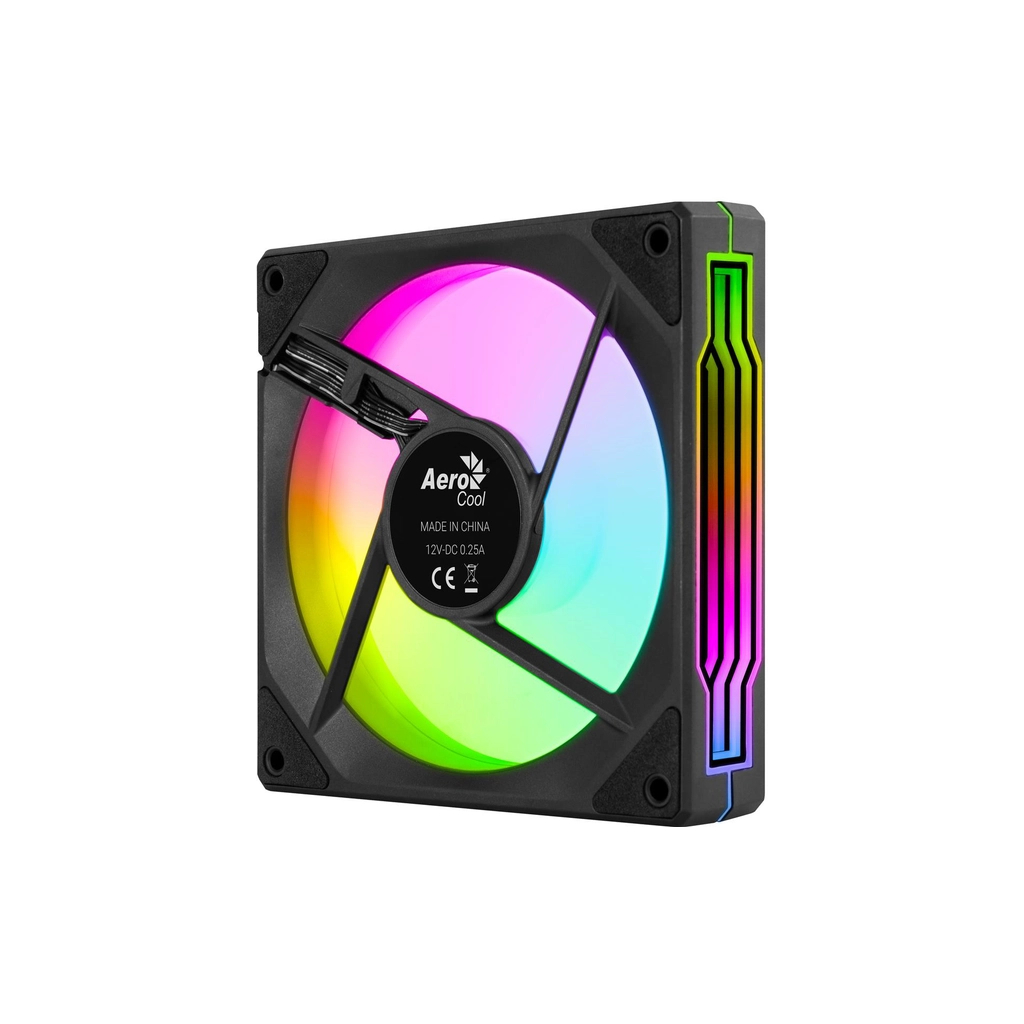Кулер до корпусу AeroCool Phantom M-3 Reverse 12 PWM ARGB Black (ACF3-MR11227.11) - зображення 3
