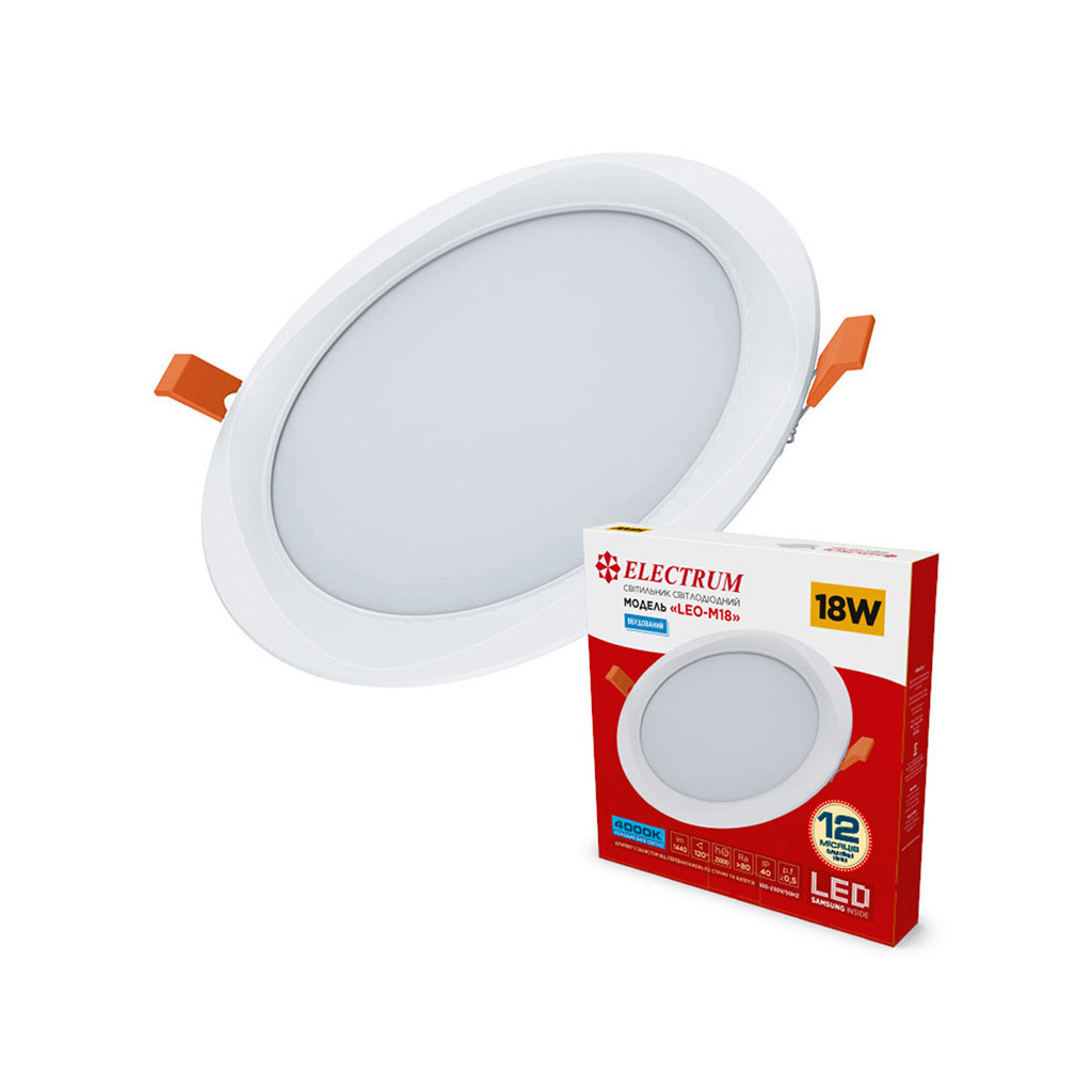 Світильник Electrum LEO M- 18W 4000K (B-LD-1958) - изображение 2