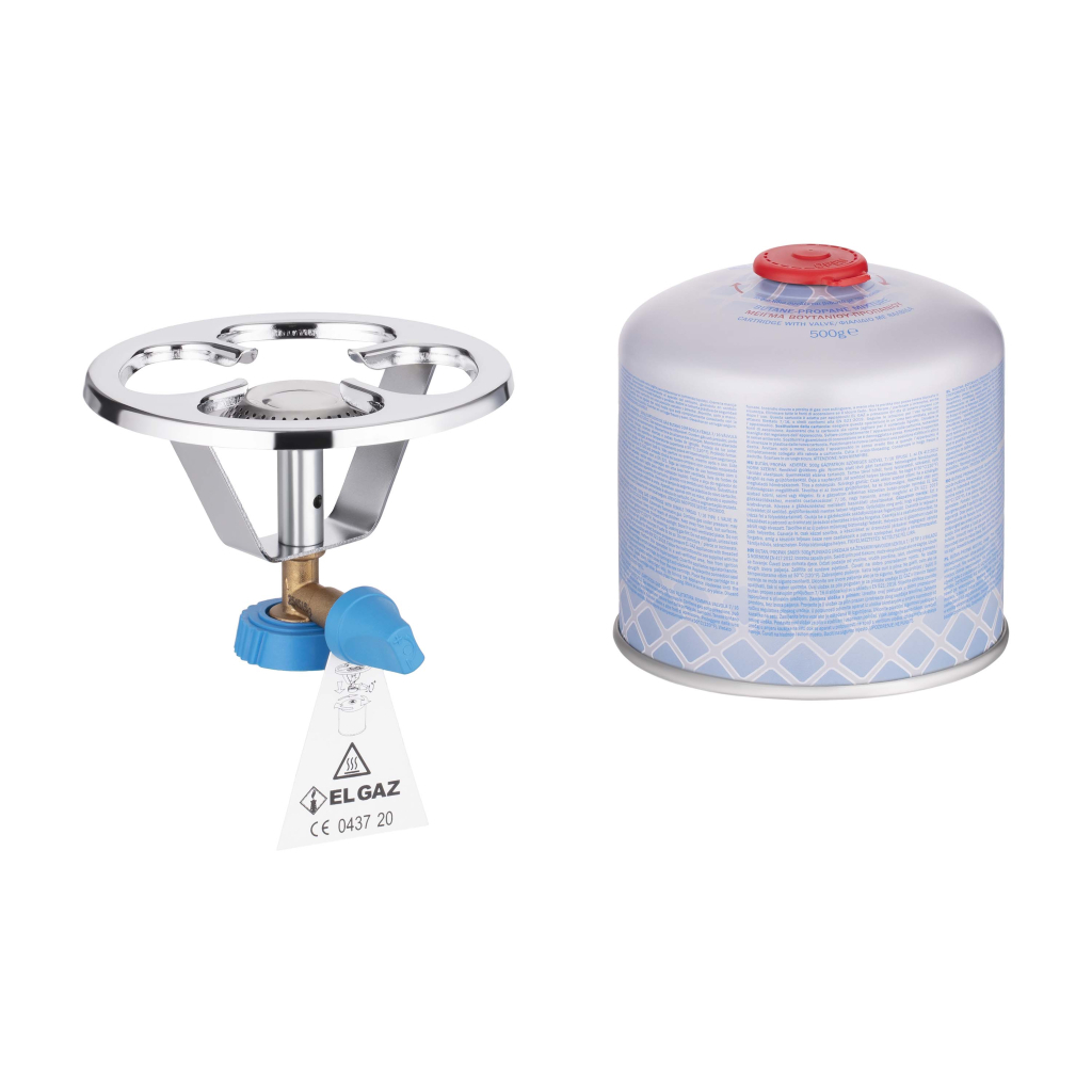 Пальник El Gaz Комплект газовий балон + примус (ELG-215CGE_ELG-800) - зображення 1