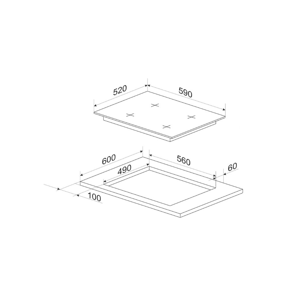 Варочна поверхня Hansa BHKS6718511 - зображення 3