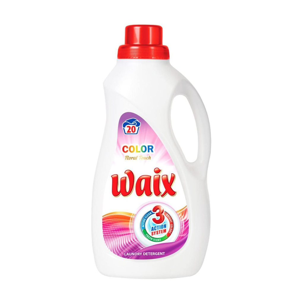 Гель для прання Waix Floral Touch Для кольорових тканин 1.2 л (3800069403753) - зображення 1