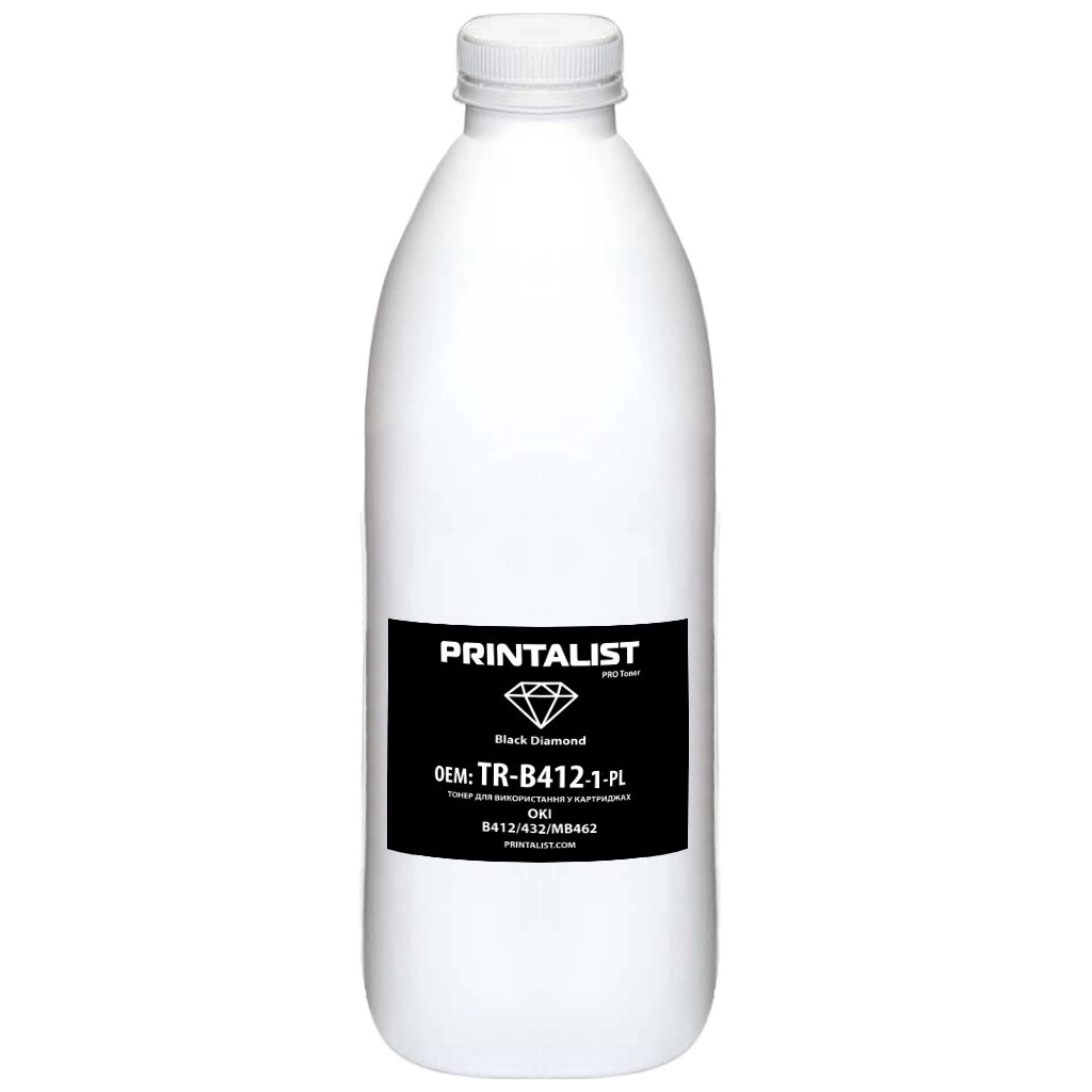 Тонер OKI B412/432/MB462, 800г Black Printalist (TR-B412-1-PL) - зображення 1