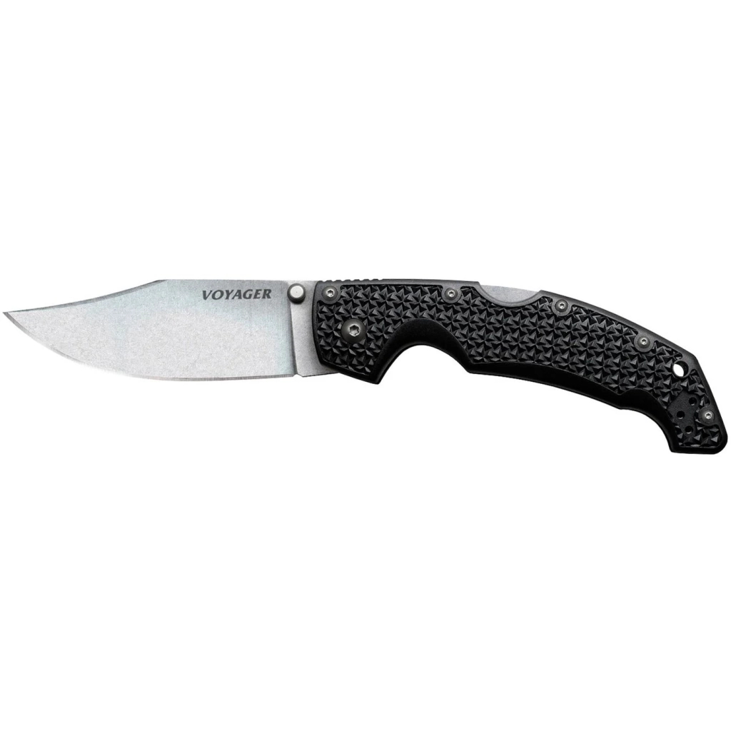 Ніж Cold Steel Voyager Large Clip Point Black (блістер) (CS-29ACZ) - зображення 1