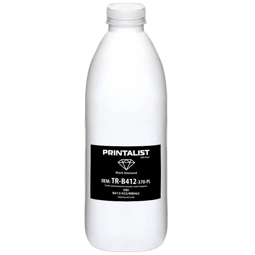 Тонер OKI B412/432/MB462, 370г Black Printalist (TR-B412-370-PL) - зображення 1