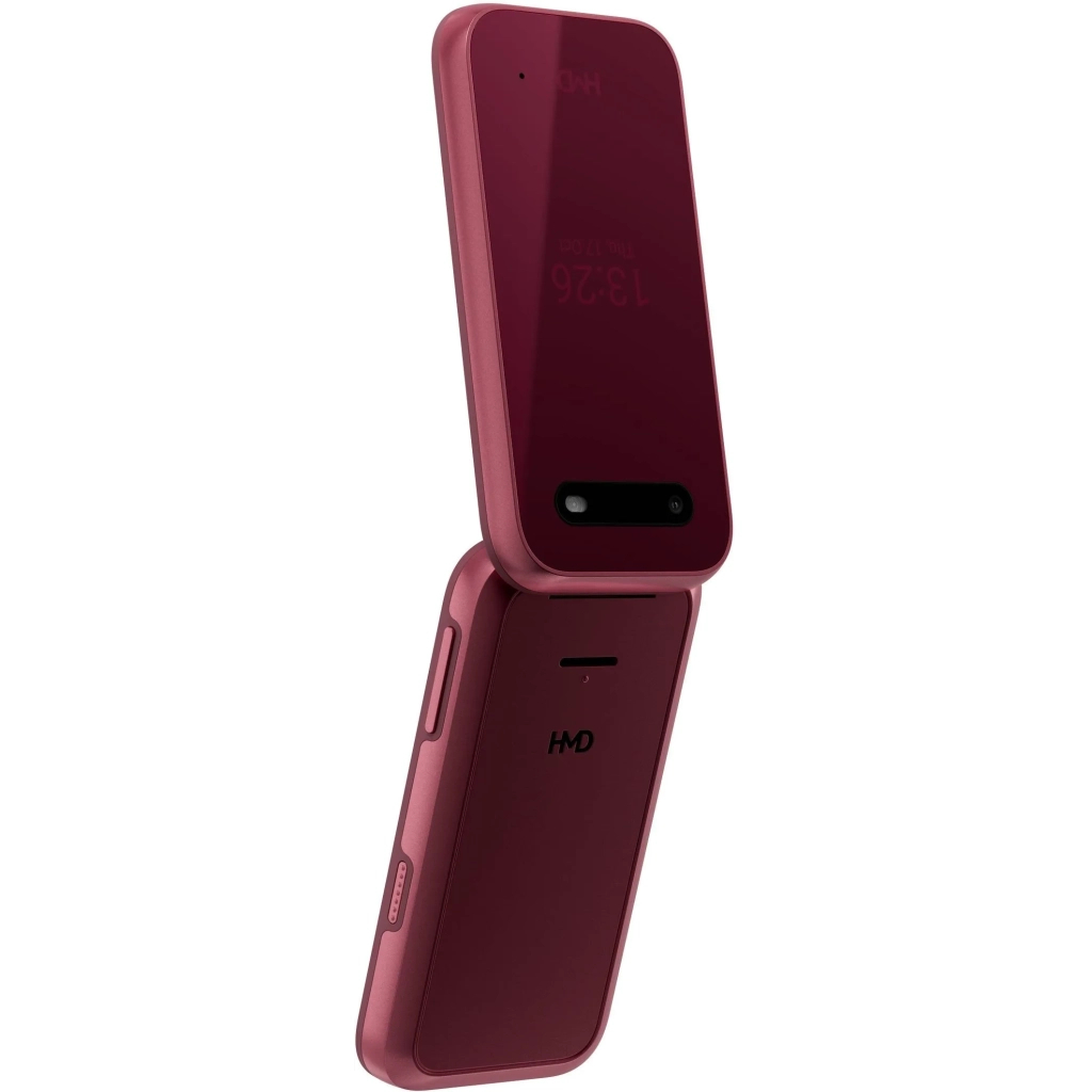 Мобільний телефон HMD 2660 4G Flip DS Red - изображение 6