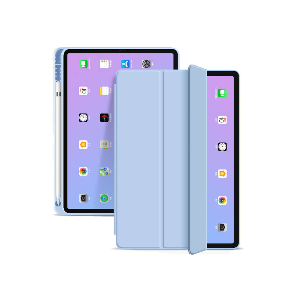 Чохол до планшета BeCover Tri Fold Hard TPU Apple iPad Air 11" M2/M3 (2024/2025) Light Blue (711403) - зображення 2