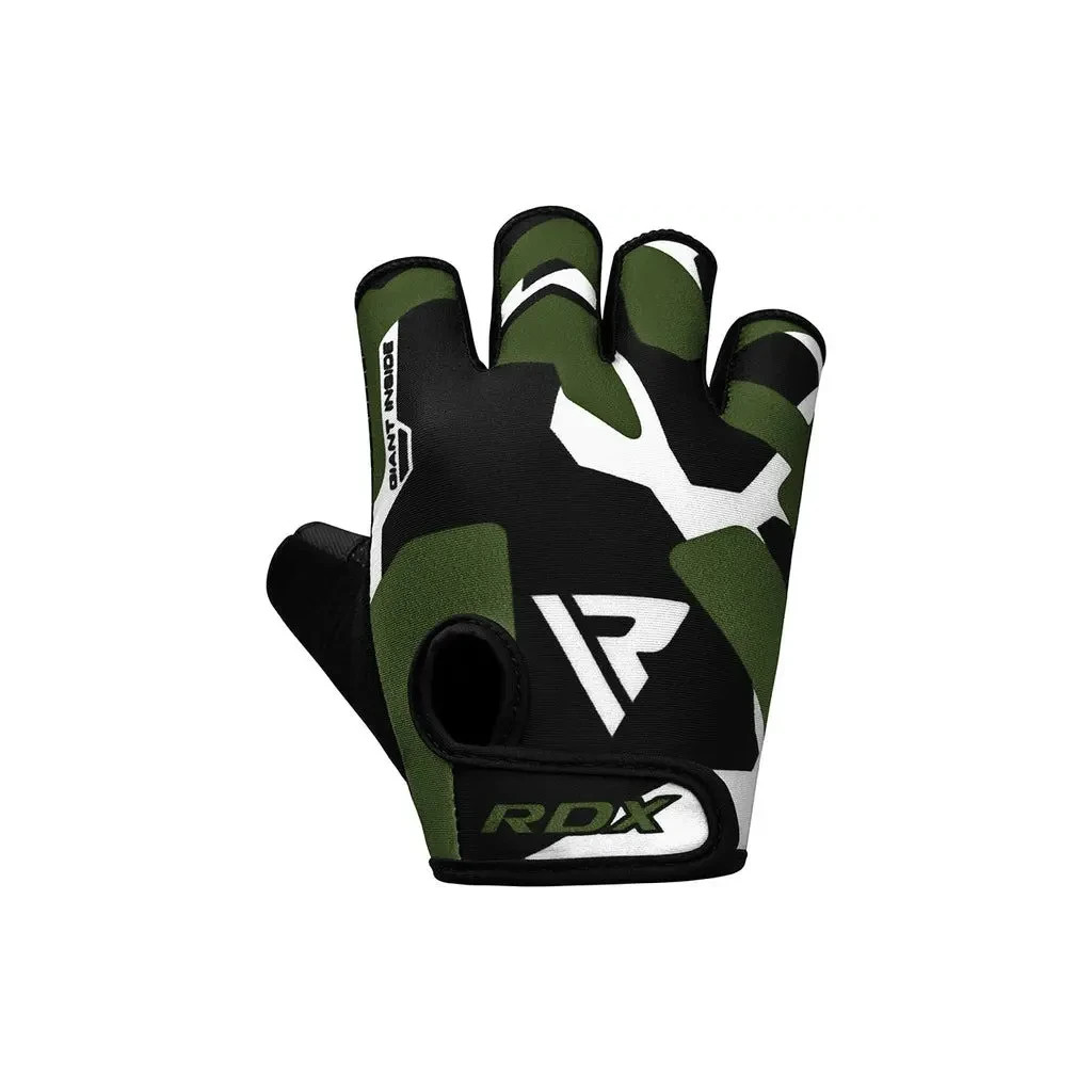 Рукавички для фітнесу RDX F6 Sumblimation Black/Green S (WGS-F6GN-S) - зображення 3