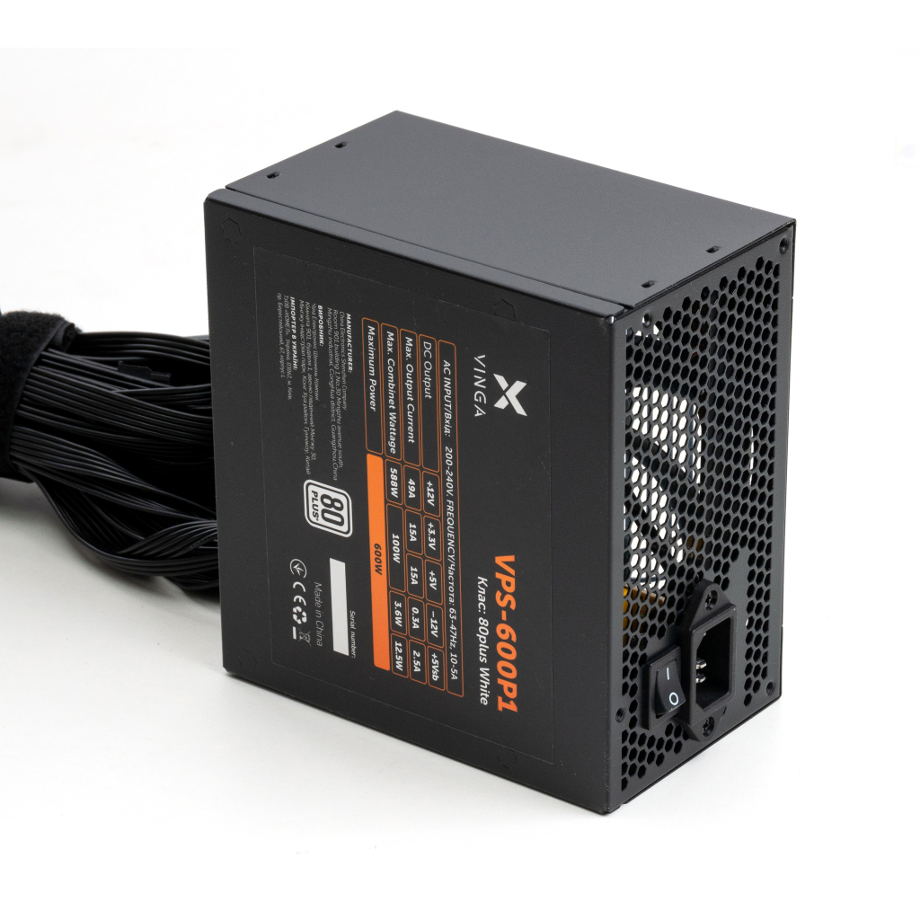 Блок живлення Vinga 600W (VPS-600P1) - зображення 4