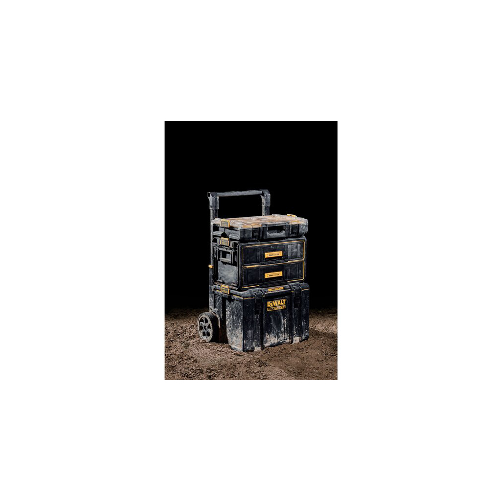Ящик для інструментів DeWALT TOUGHSYSTEM 2.0, 555х320х320 мм, модуль на 2 ящики (DWST83529-1) - зображення 9