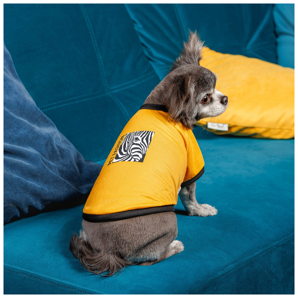Футболка для тварин Pet Fashion Jessica XS жовта (4823082441297) - зображення 4