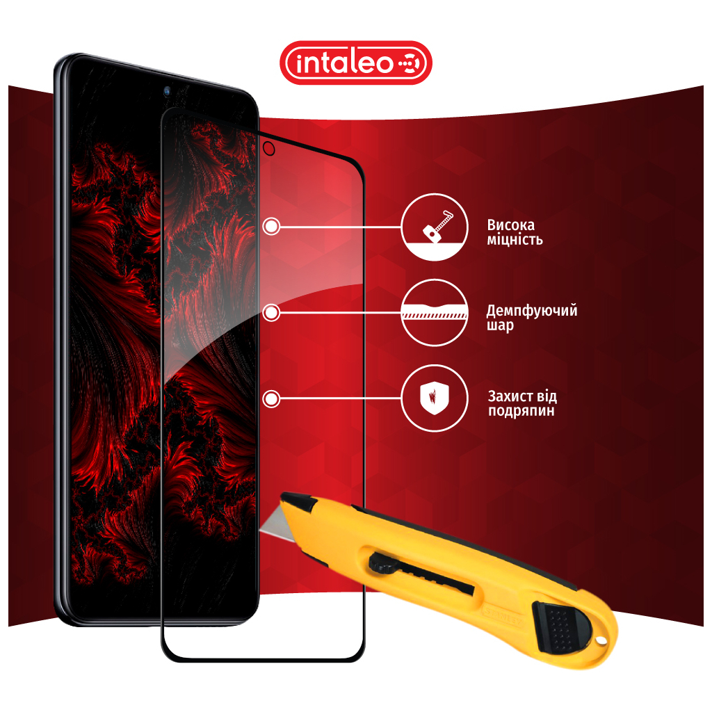Скло захисне Intaleo Full Glue Xiaomi 12T/12T Pro Black (1283126546433) - зображення 5