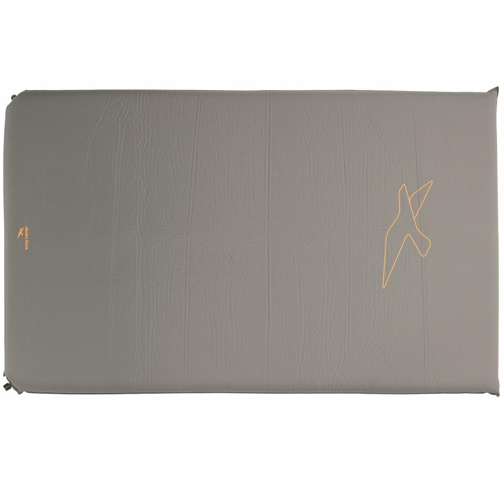 Туристичний килимок Easy Camp Self-inflating Siesta Mat Double 10 cm Grey (928480) - зображення 1