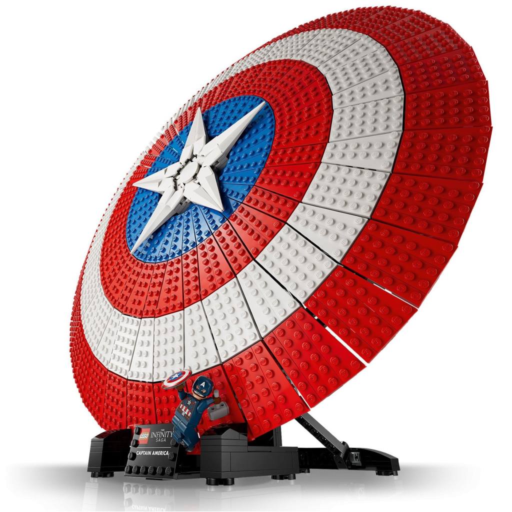 Конструктор LEGO Marvel Щит Капітана Америка 3128 деталей (76262) - зображення 3