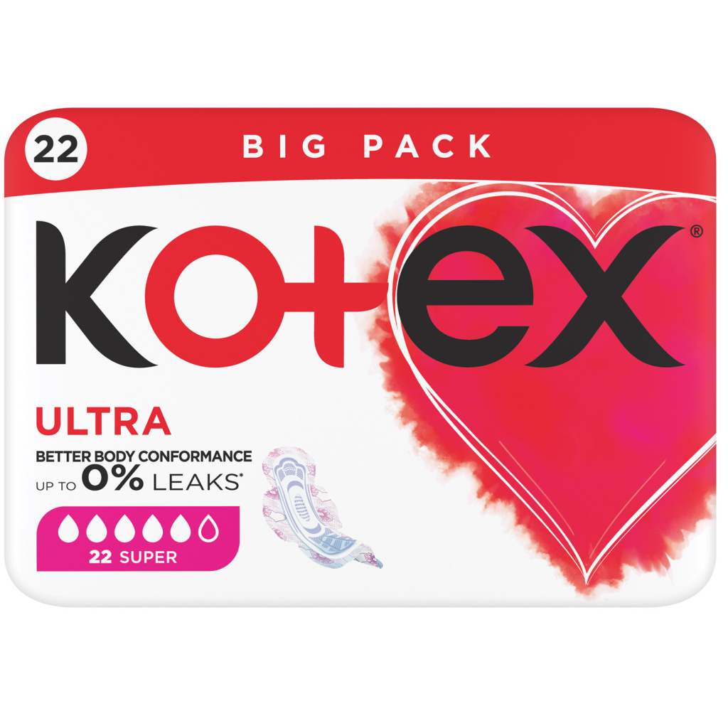 Гігієнічні прокладки Kotex Ultra Super 22 шт. (5029053569123) - зображення 2