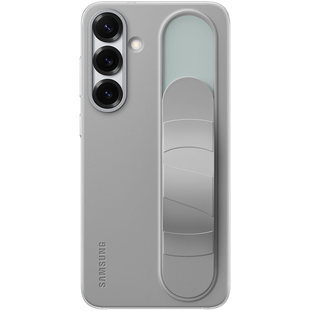 Чохол до мобільного телефона Samsung Galaxy S25+ (S936) Standing Grip case Grey (EF-GS936CJEGWW) - зображення 4