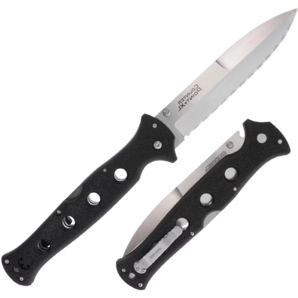 Ніж Cold Steel Counter Point XL Serrated Black (CS-10AAS) - зображення 9