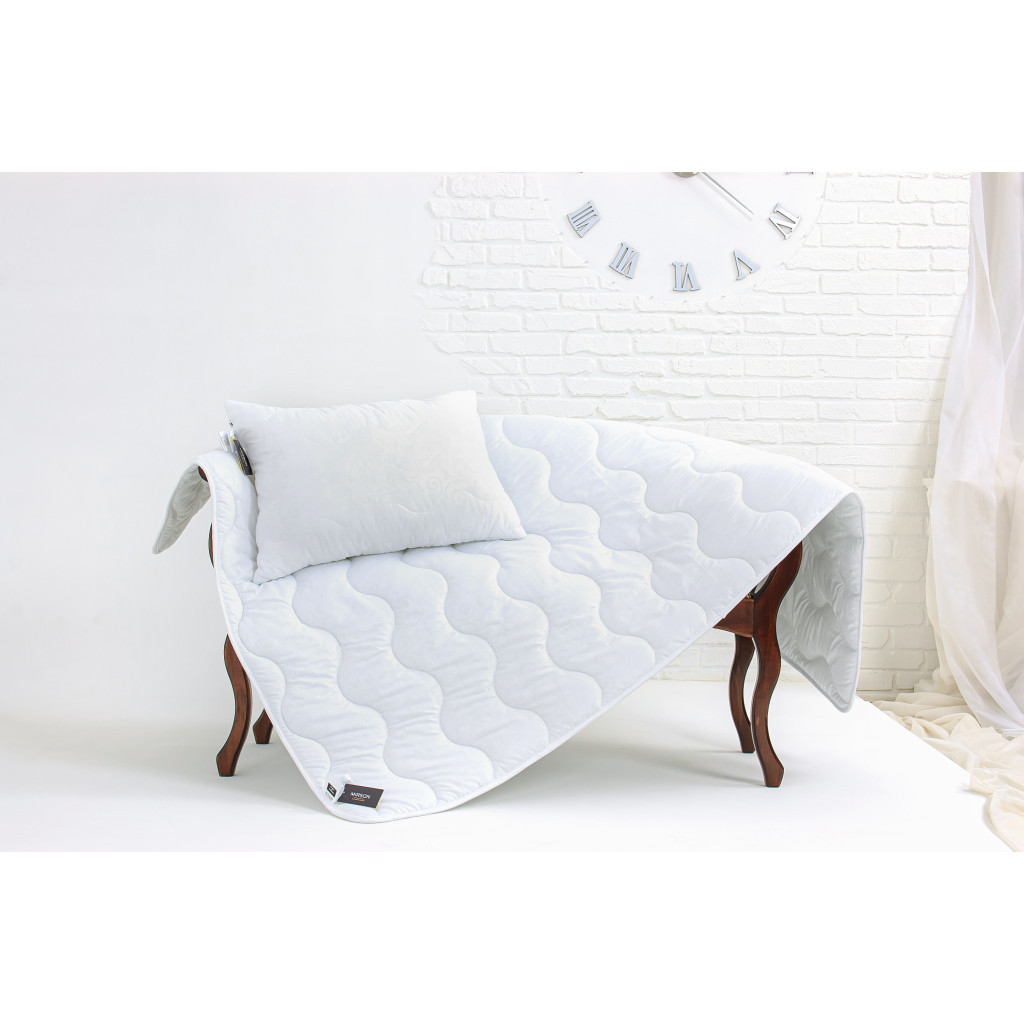 Ковдра MirSon Набір з Тенсел Всесезонний №1669 Eco Light White Ковдра + по (2200002657594) - зображення 3