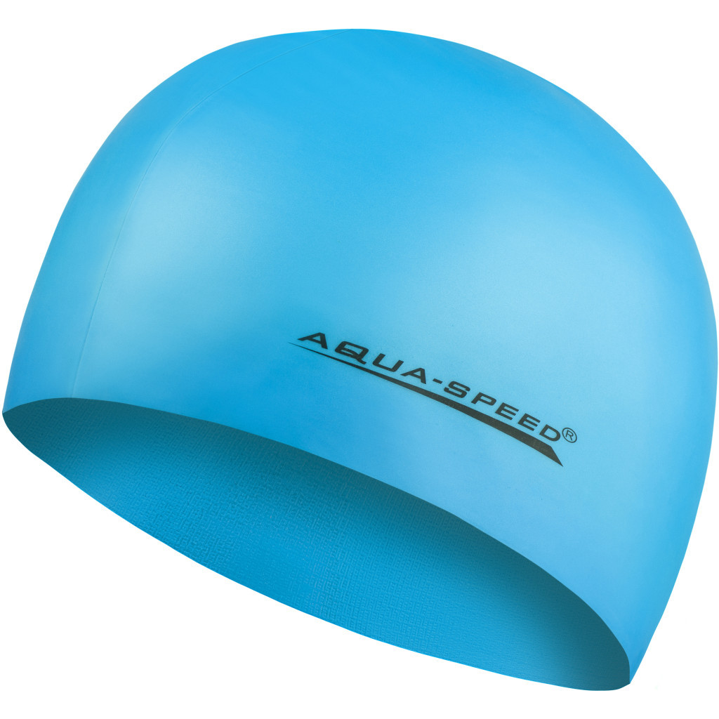 Шапка для плавання Aqua Speed Mega 100-30 світло-блакитний Уні OSF (5908217635570) - зображення 1