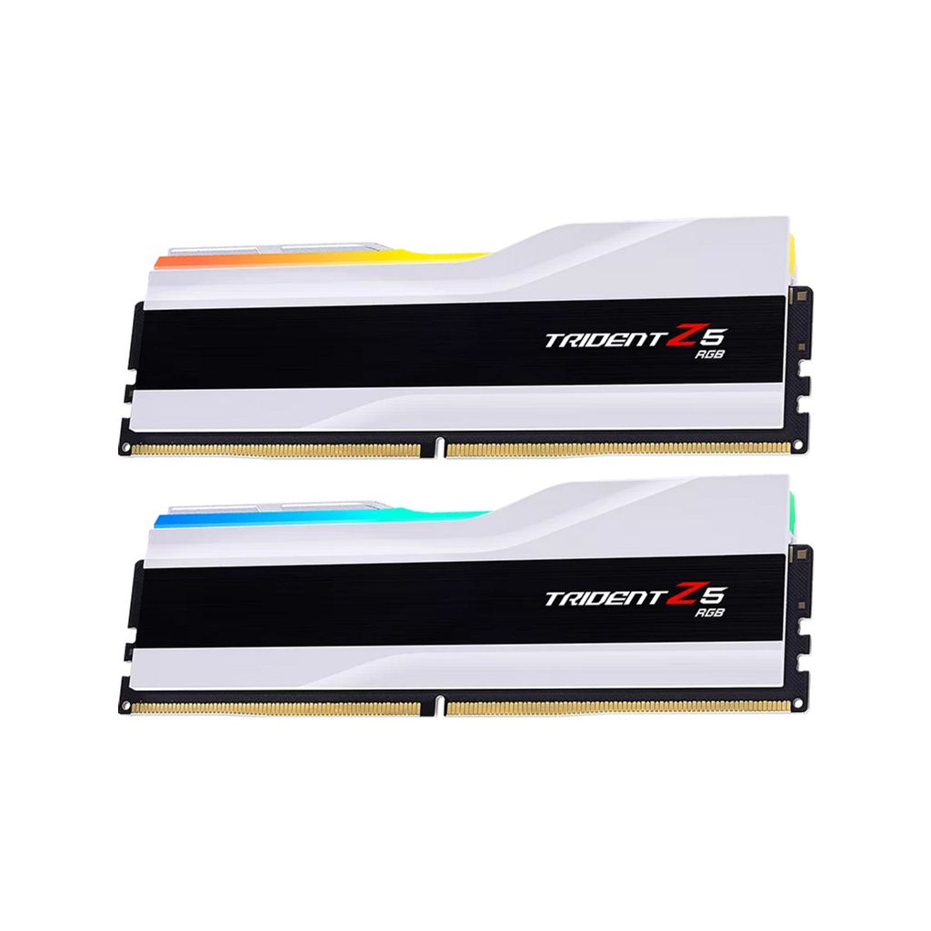 Модуль пам'яті для комп'ютера DDR5 64GB (2x32GB) 6000 MHz Trident Z5 RGB White G.Skill (F5-6000J3636F32GX2-TZ5RW) - зображення 1