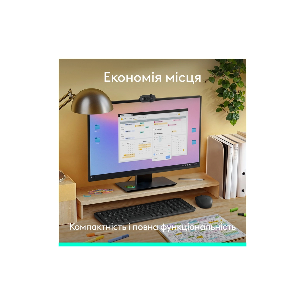 Комплект Logitech MK250 Bluetooth UA Graphite (920-013823) - изображение 5